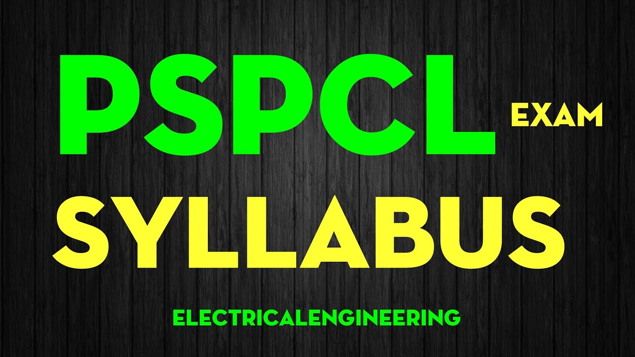 syllabus for pspcl,pstcl | je exam | paper syllabus of pspcl | je syllabus