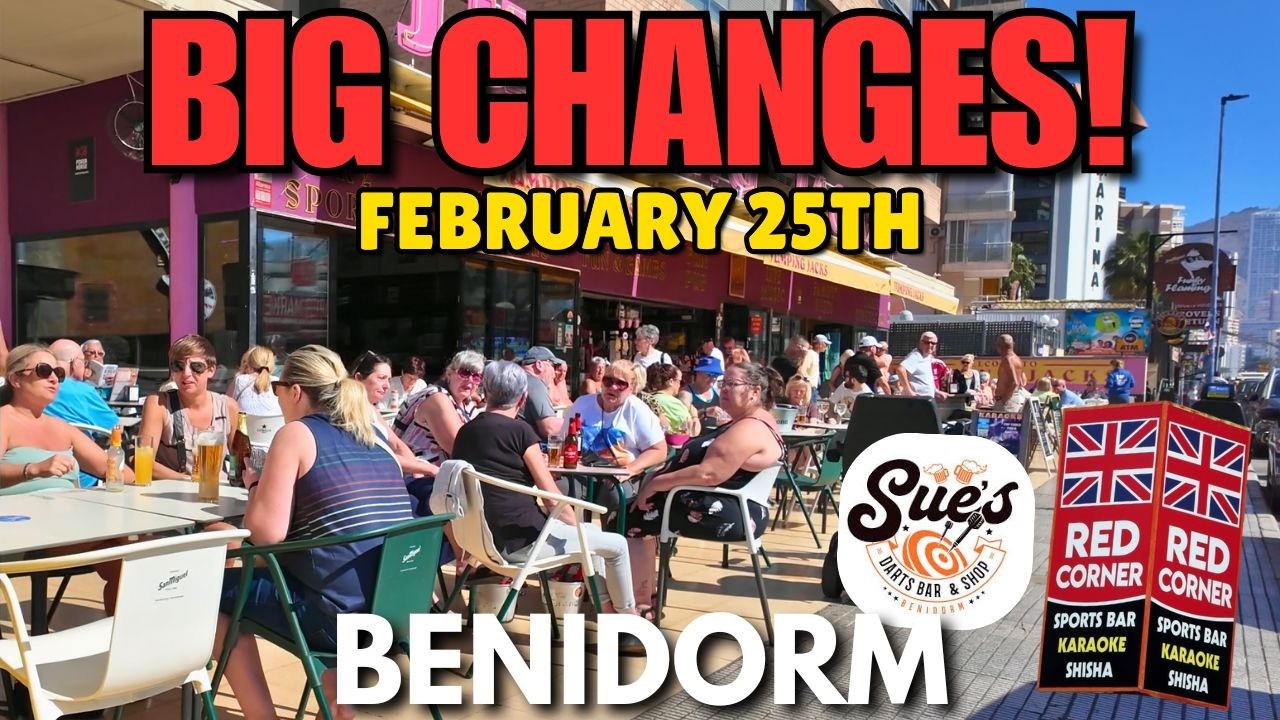 Benidorm - Sue's Dart Bar Renovation & Red Corner Extension! 😲🍺