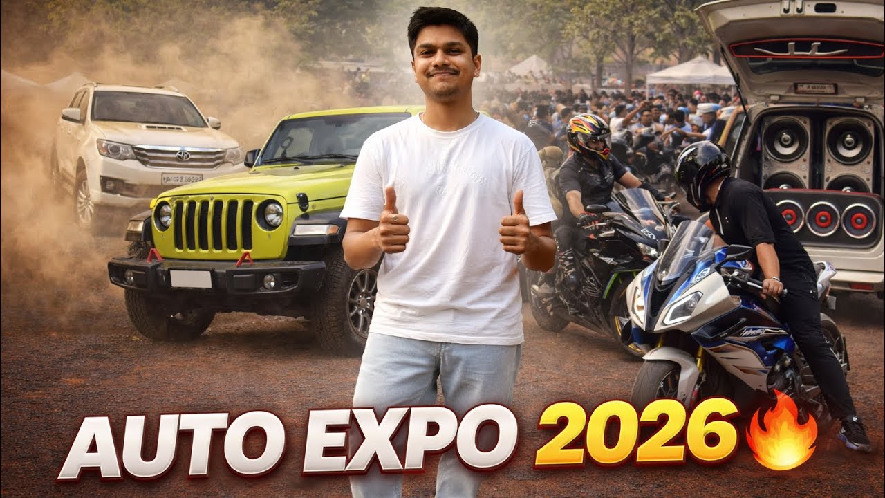 College Life + Auto Expo 2026 = Dream Day 🚘