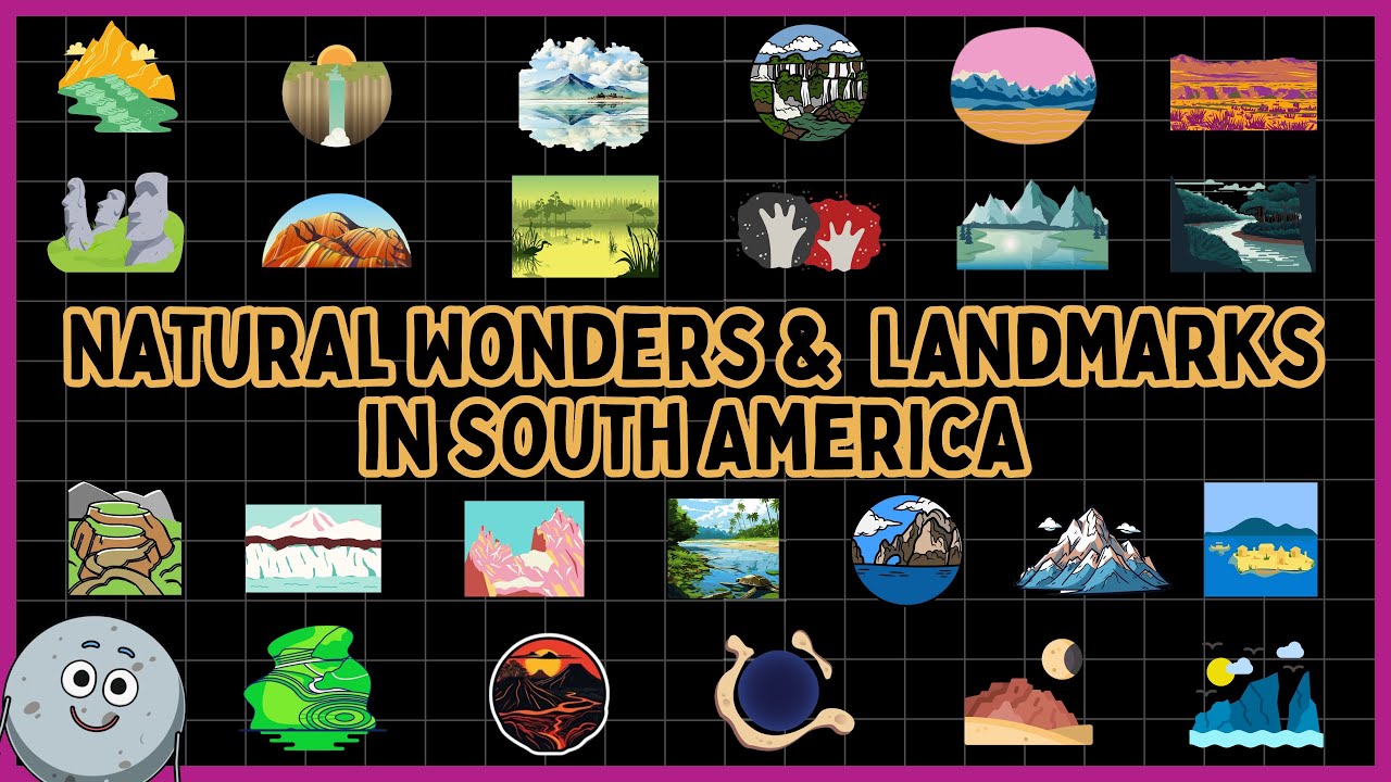 24 Types of Natural Wonders & Landmarks in South America for Kids
