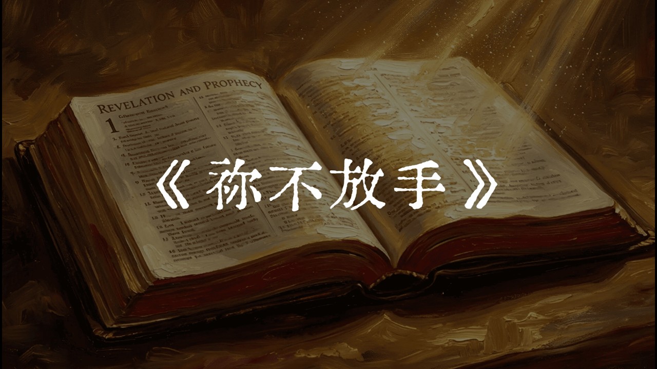 祢不放手