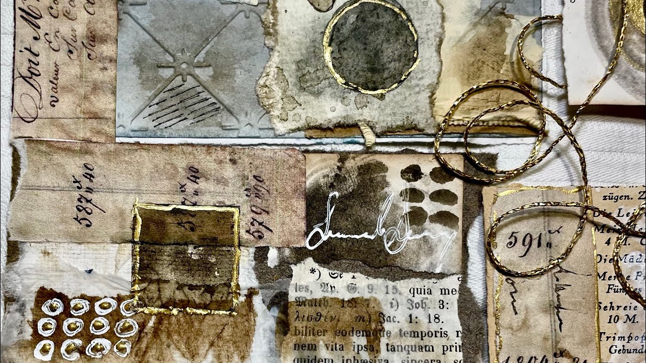Scrapclusters for my journals.( silent recording, lost my voice)