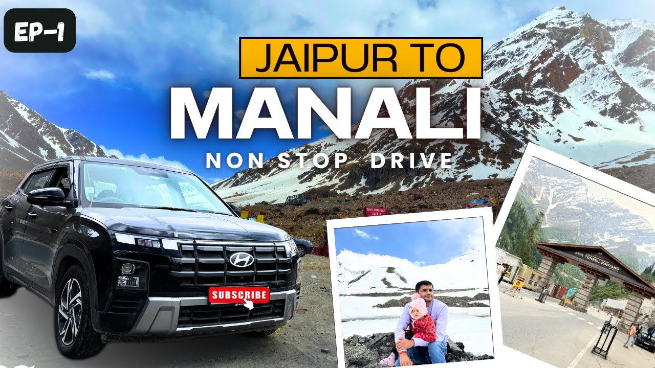 Jaipur to Manali NON-STOP in 16 HOURS! (CRAZY Road Trip)