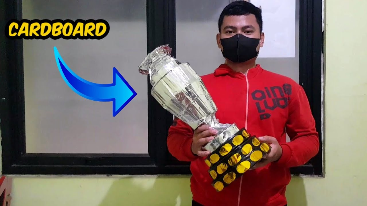 DIY | Copa America Trophy | Trofi copa amerika dari kardus
