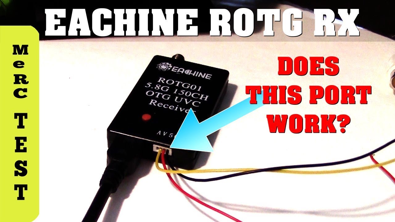 Eachine ROTG02 ROTG01 FPV Receiver, Does AV Port Work, What's it for?