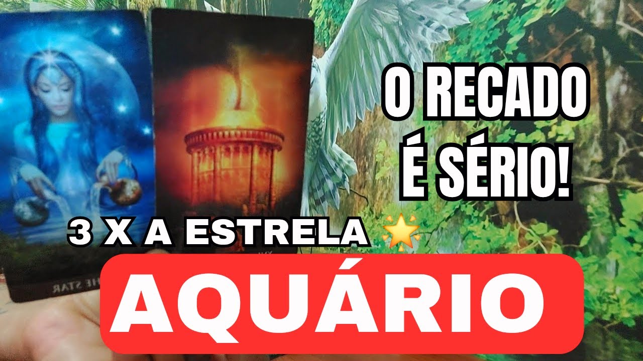 AQUÁRIO ⭐️MISERICÓRDIA 3X A ESTRELA!🌟VOCÊ TEVE OU TERÁ UM LIVRAMENTO QUE ..