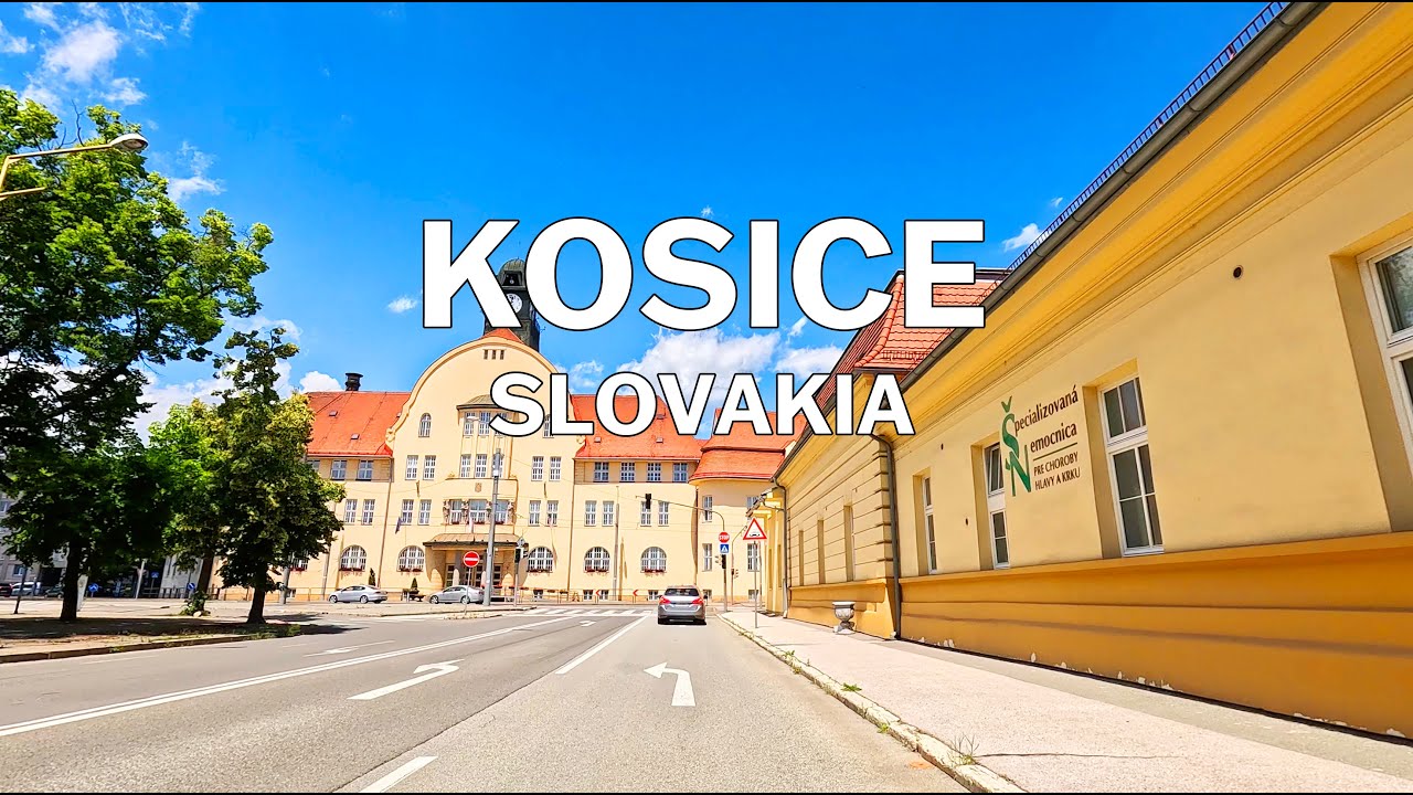 Kosice, Slovakia - Driving Tour 4K