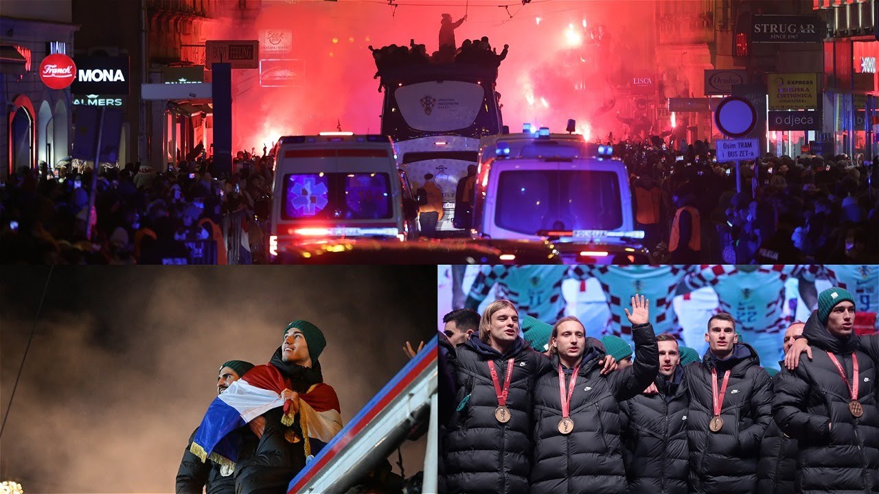 EMOTIVNO Doček Vatrenih u Zagrebu 2022.