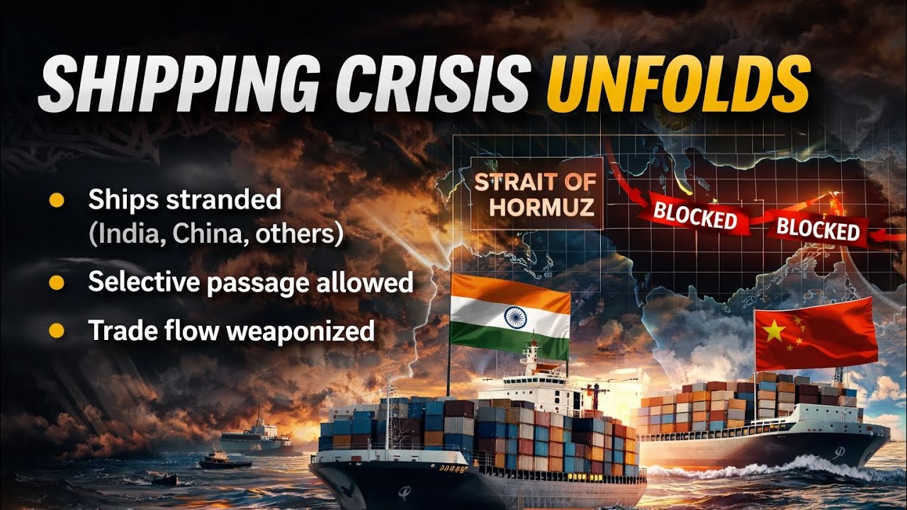 STRAIT OF HORMUZ CRISIS | IRAN WAR ESCALATION | INDIA, USA & ISRAEL STRATEGIC SHIFT