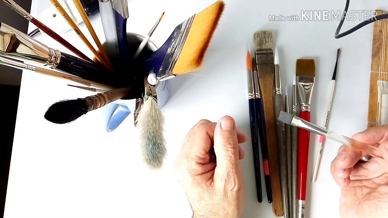 Некоторые необходимые кисти для акварели