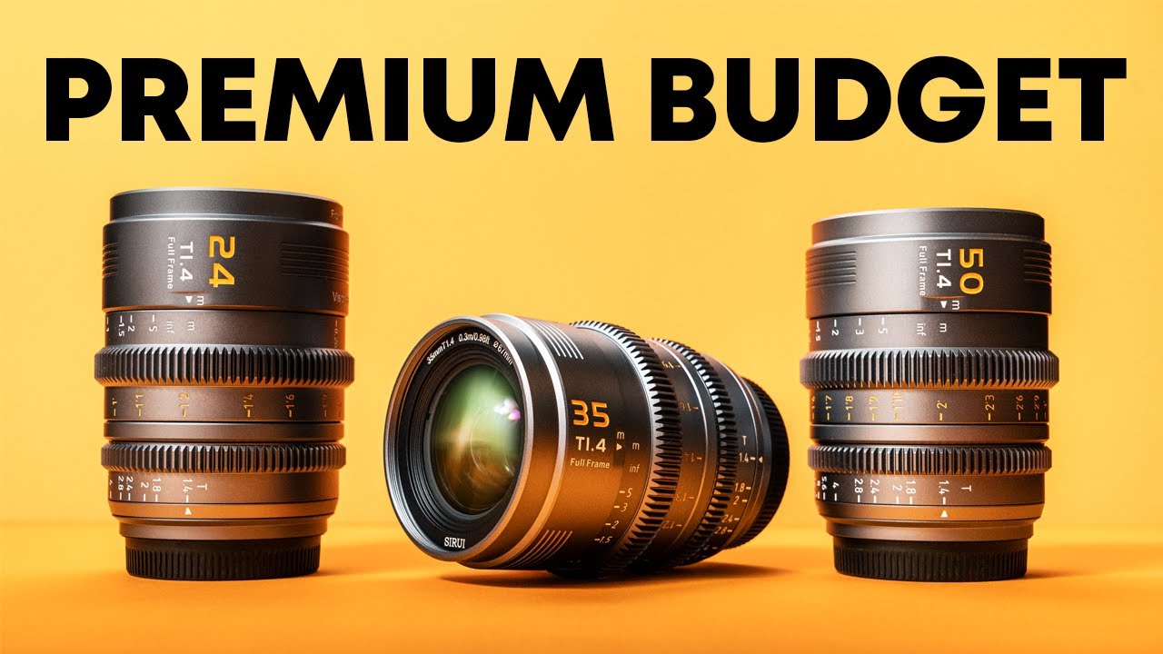 Why Are These T1.4 Cine Lenses SO CHEAP?! | Sirui Vision Prime 1