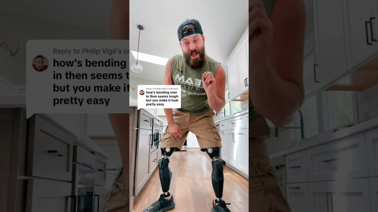 Amputee bend and snap!! #limblossboss #dreamteamprosthetics #myleglesslife #amputee #funny #tips