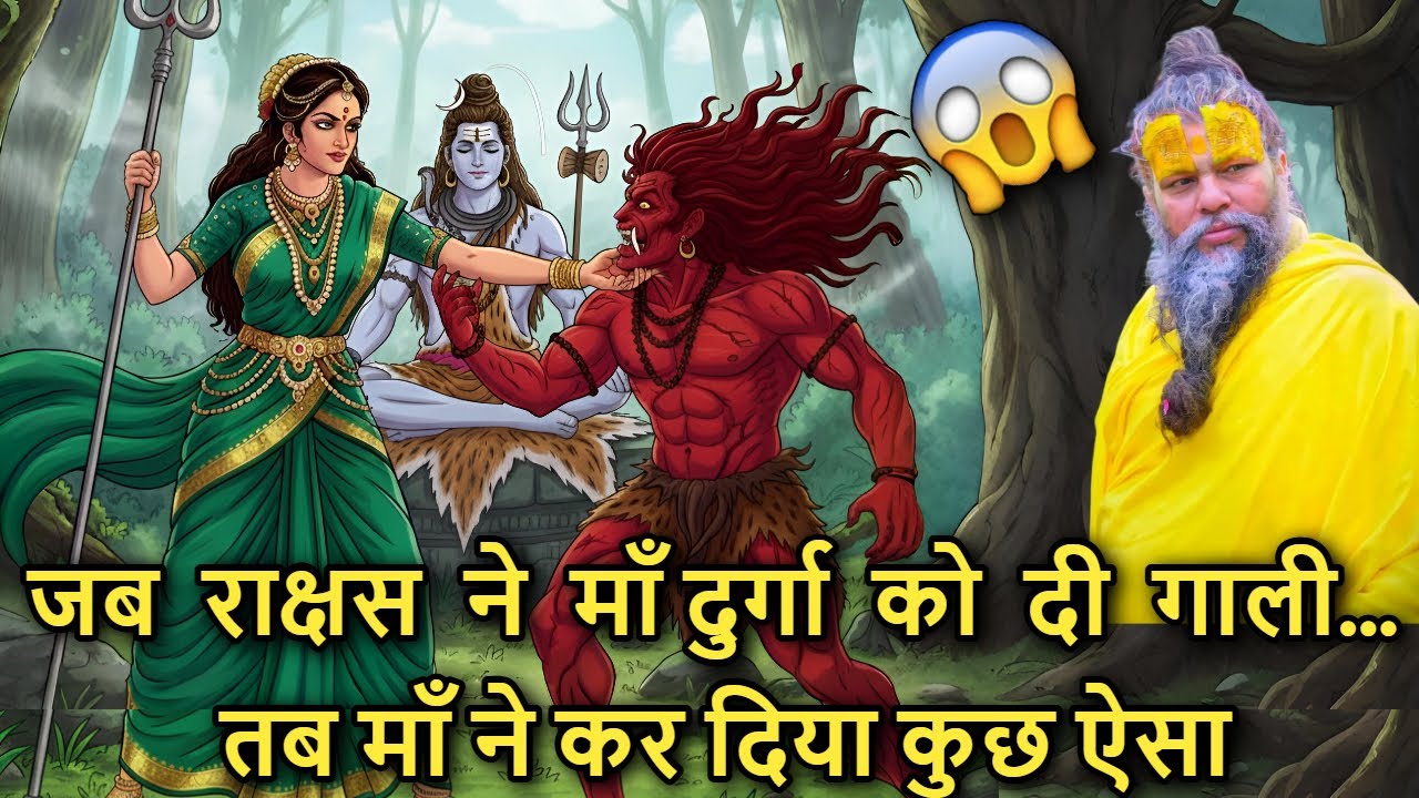 ✨👹 Ek Rakshas Ne 💥 Maa Durga Ko Di Gaali 😲 Shiva Ji Ke Samne ⚡ Tab Maa Ne Kar Dikhaya Kuch Aisa