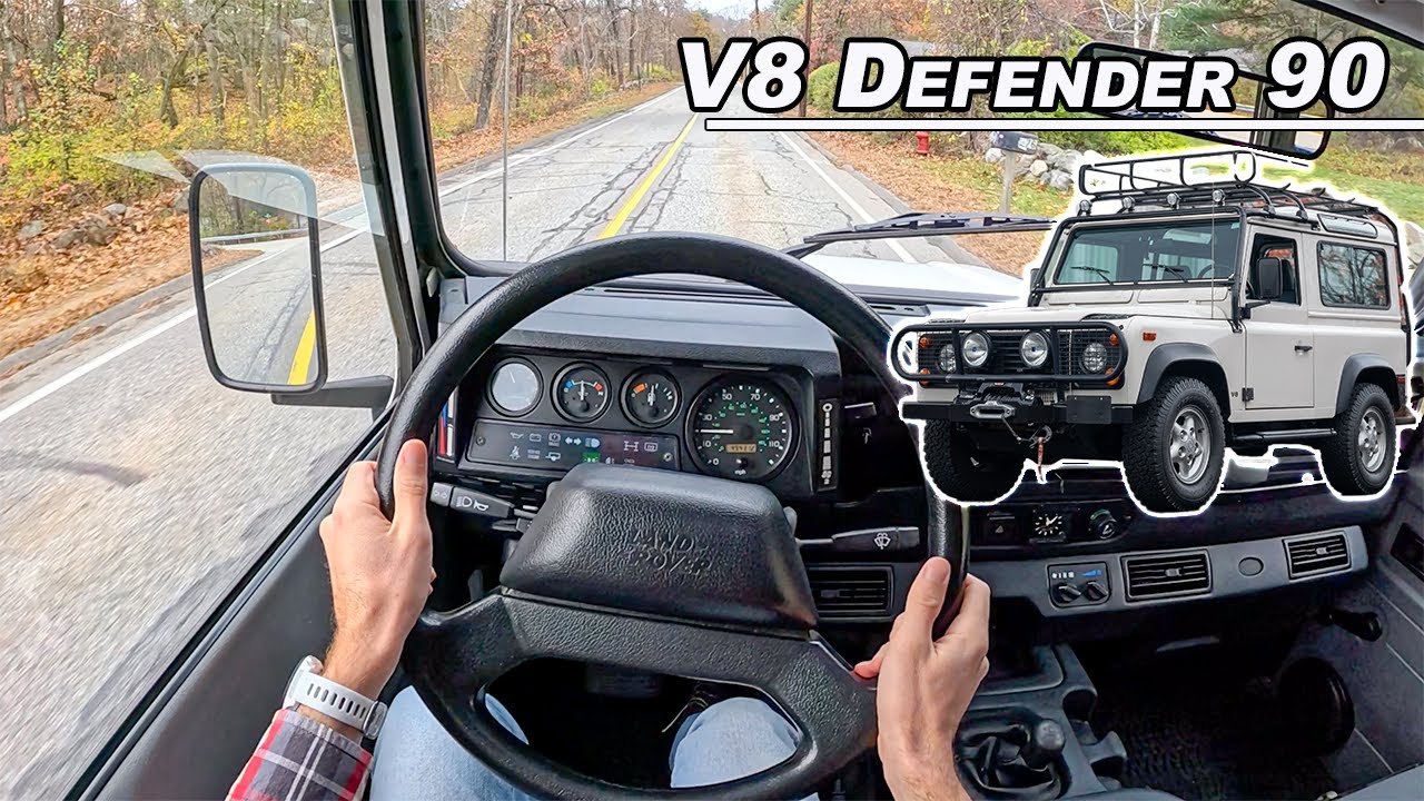 1997 Land Rover Defender 90 NAS - RARE 4.6L V8 Stroker BEAST (POV Binaural Audio)