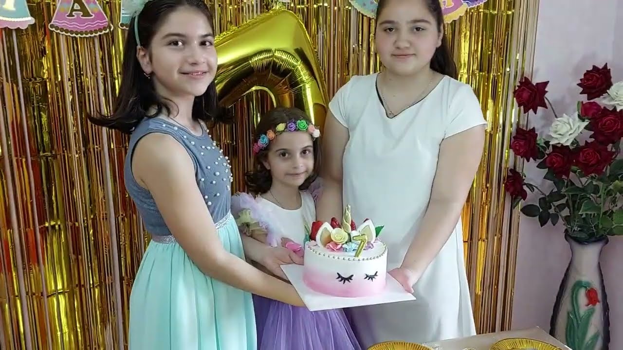 ნინოს 7 წლის ოქროს იუბილე.ako and princesses აკო და პრინცესები