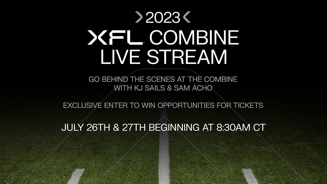 2023 XFL Combine - Wednesday 7/26 LIVE STREAM
