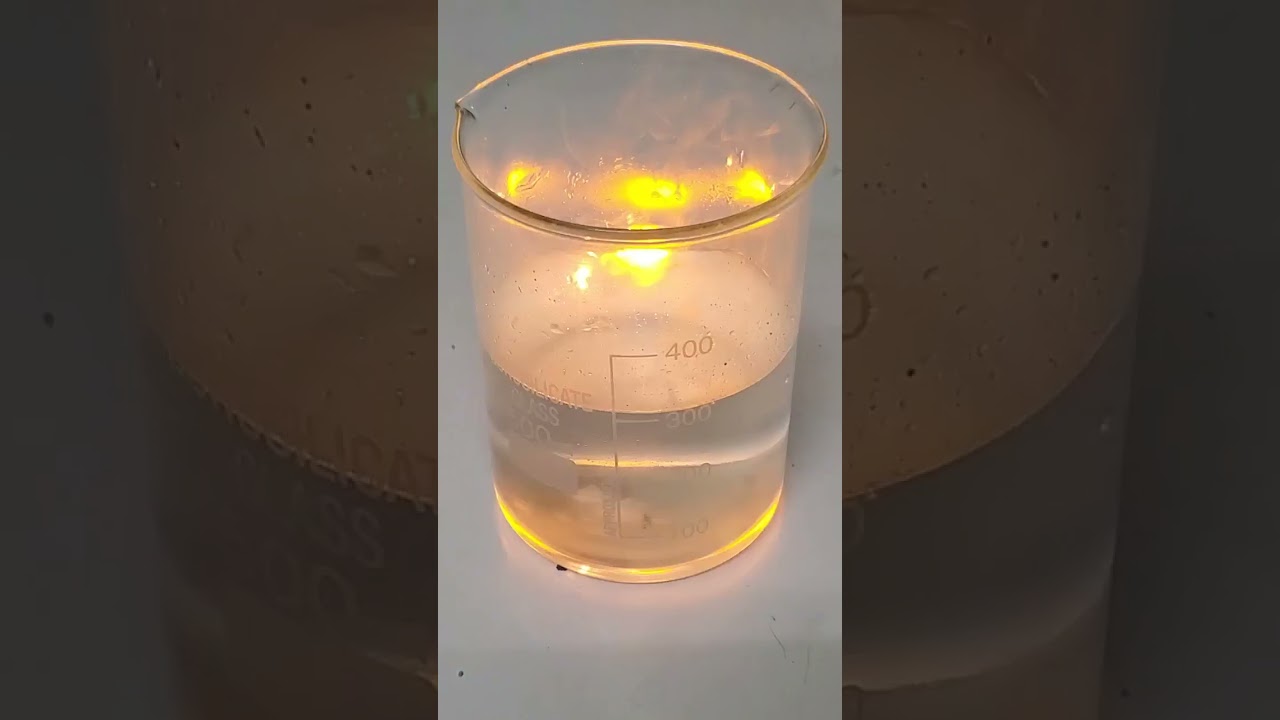 Reaction of Sodium with Water ( Exothermic Reaction)