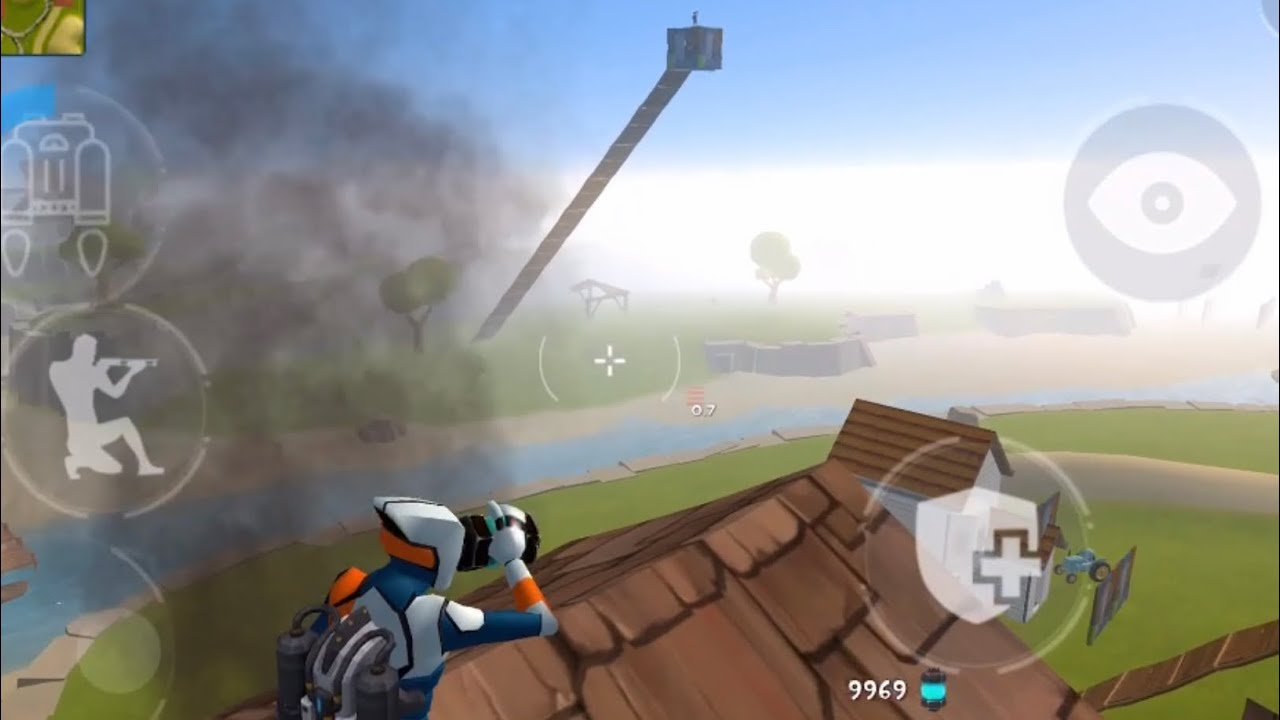Rocket Royale TROLLING WITH UNLIMITED SHIELD AND HEALTH KITS - Android Gameplay