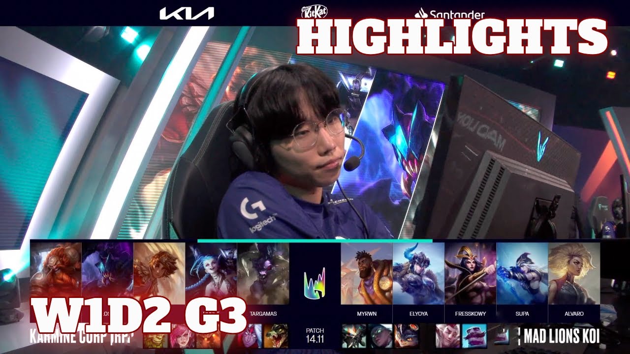 KC vs MDK - Highlights | Week 1 Day 2 LEC Summer 2024 | Karmine Corp vs Mad Lions KOI W1D2