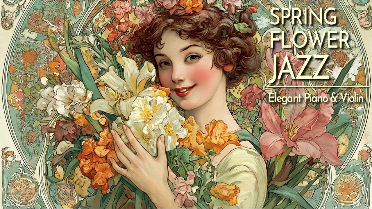1930s Paris Spring Jazz 🌷 Elegant Piano & Violin Waltz for Relaxing & Focus