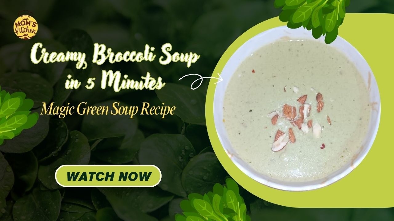 This Creamy Broccoli Soup is So Healthy 🥦 | Weight Loss Recipe #broccolisoup #viral #trending