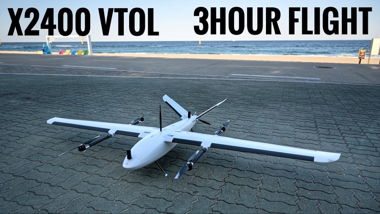 XFLY UAV X2400 VTOL  3-hour flight test