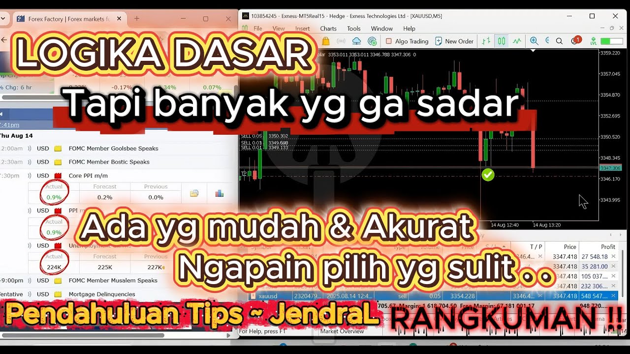 Pendahuluan Tips Jendral | Menguasai Pasar dengan mudah |Rangkuman Logika Pasar Trading Forex, saham
