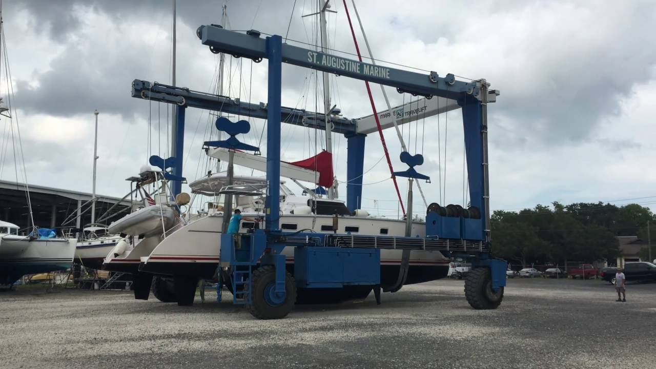 Calypso Antares 44 Sailboat Haul Out Time-Lapse Video