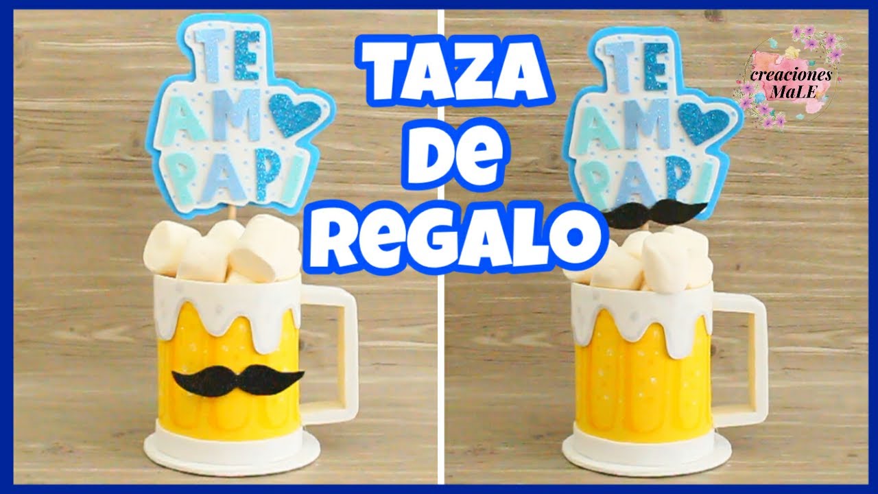 TAZA DE REGALO PARA EL DÍA DEL PADRE || RECICLADO