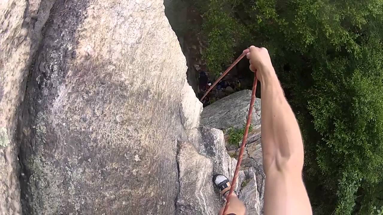 Trad Climbing on Credibility Gap at The Gunks, NY