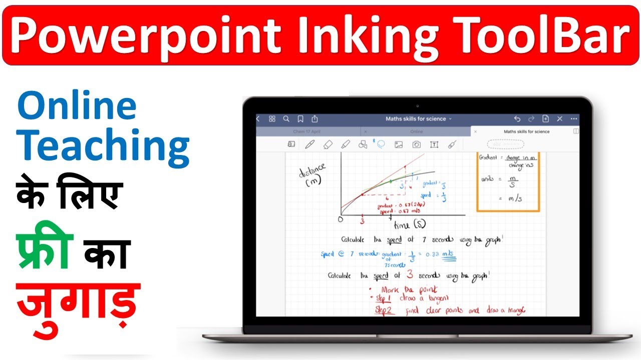 Best Online Teaching Tool for Teachers and Tutorial Makers | Powerpoint Inking Toolbar