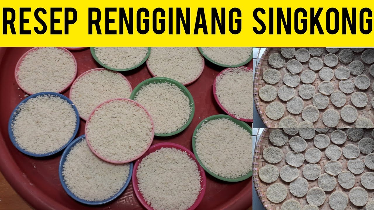 CARA MEMBUAT RENGGINANG SINGKONG / IDE BISNIS RENGGINING SINGKONG