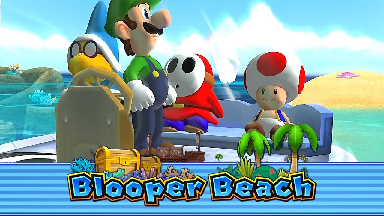 Mario Party 9 Blooper Beach ◆ Luigi vs Toad vs Magikoopa vs Shy Guy (Master Difficulty) #5
