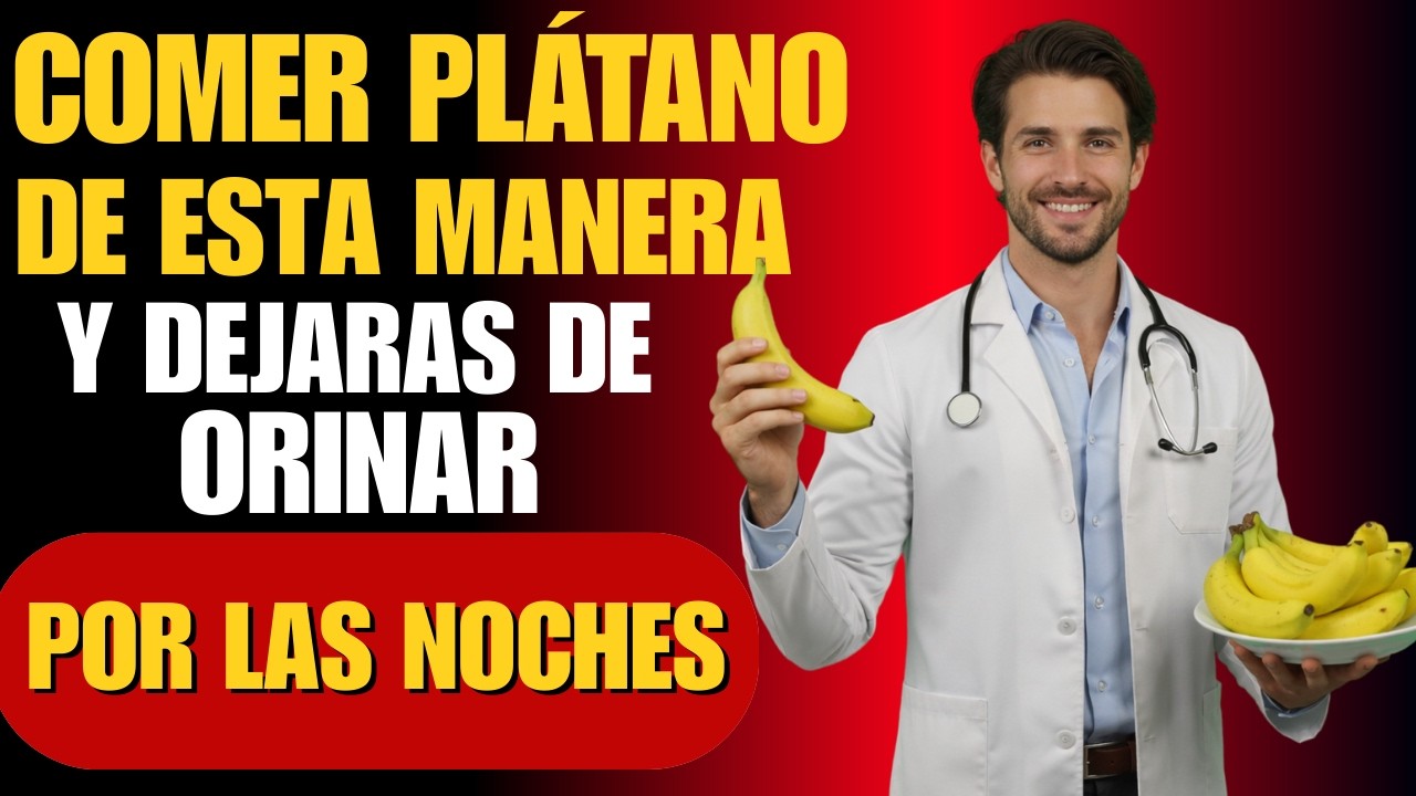 ADULTOS MAYORES: Prepara el PLÁTANO de esta manera y DUERME toda la noche de un tirón