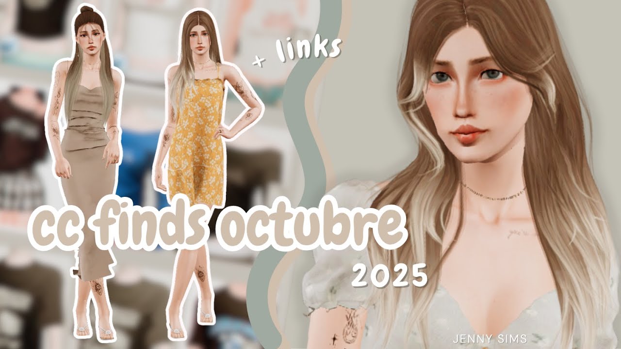 CC Finds Octubre 2025 🍂 | The Sims 3