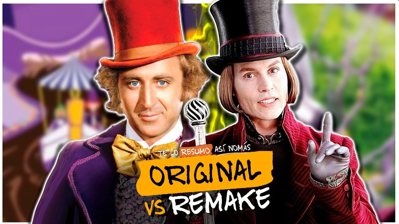 WILLY WONKA y LA FABRICA DE CHOCOLATES - 1971 vs 2005 | #OriginalVsRemake