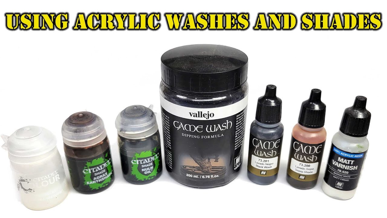 USING ACRYLIC WASHES AND SHADES (Leman Russ Part 3)