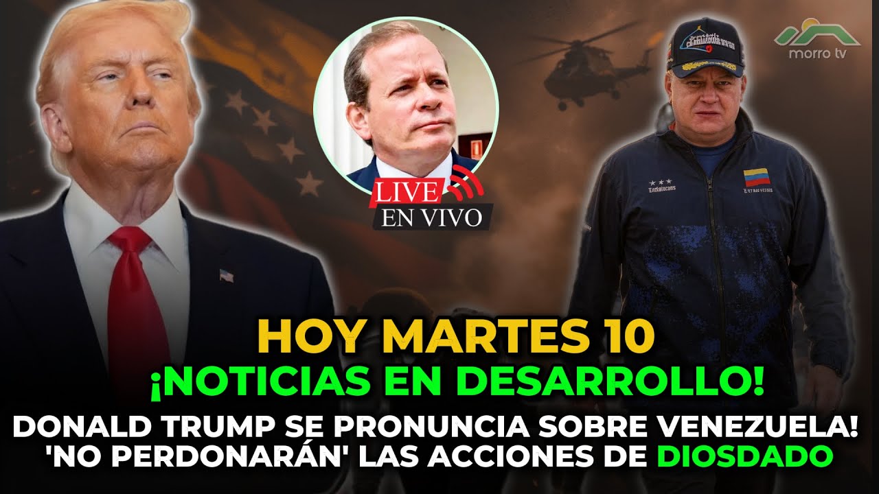 GIRO INESPERADO🔴 DONALD TRUMP SE PRONUNCIA SOBRE VENEZUELA! 'NO PERDONARÁN' LAS ACCIONES DE DIOSDADO