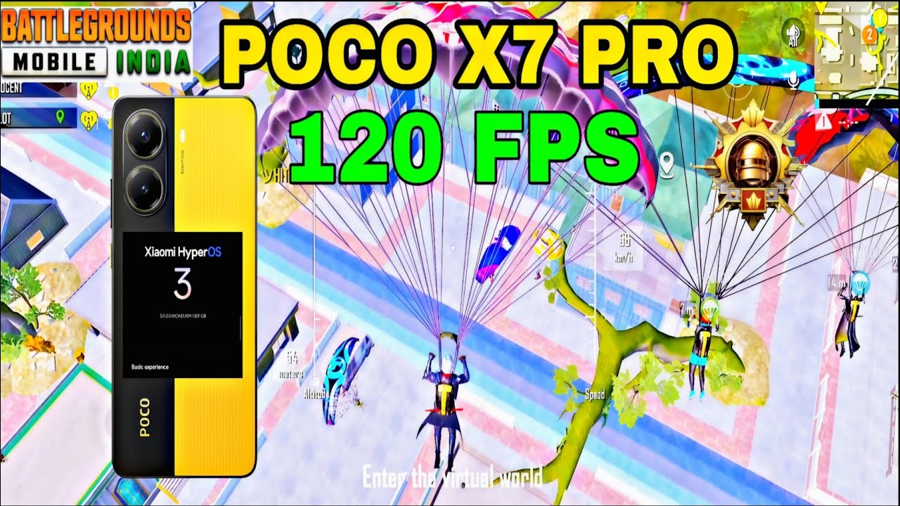 POCO X7 Pro BGMI 4.2 120 FPS 🔥 Extreme  Smooth Gameplay | Full Test Battery During Test 