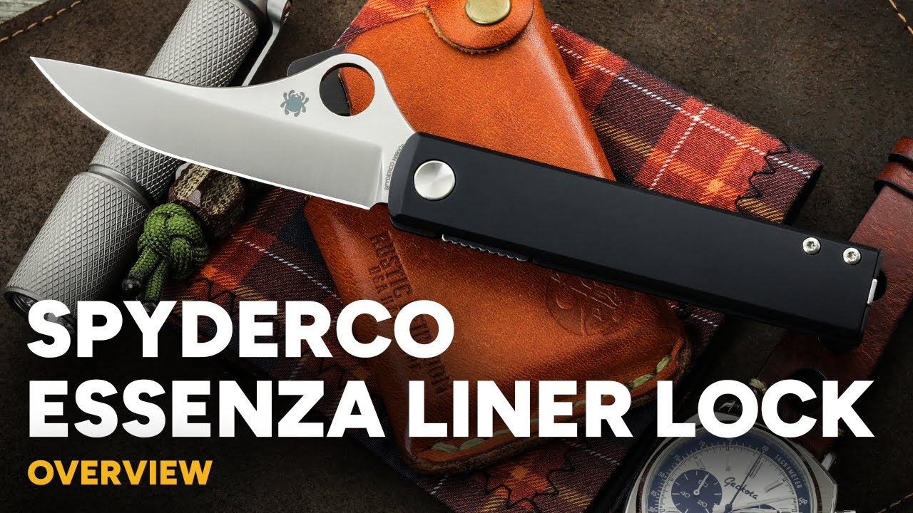Spyderco Essenza - Aluminum Handled N690Co Pocket Knife Overview