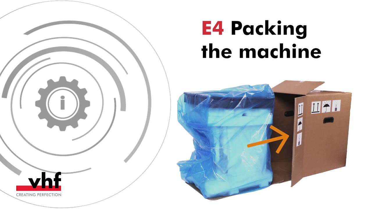 E4 – Packing the machine