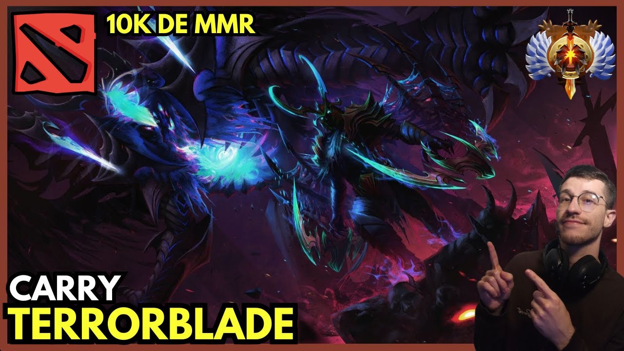 AULAS DE TERRORBLADE CARRY!!! 10k DE MMR... Patch 7.39E... #dota2 #dota2brasil