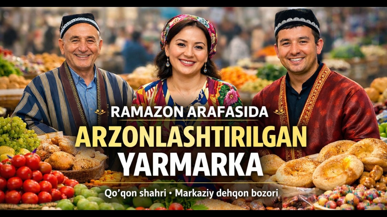Qo‘qon shahrida Ramazon oyi arafasida arzonlashtirilgan yarmarka tashkil etildi