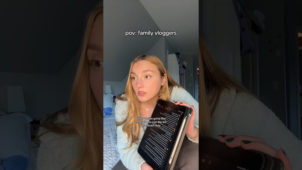 treating their kids like they&rsquo;re actors🤳🏻 #familyvlog #familyvloggers #influencers #comedy #satire