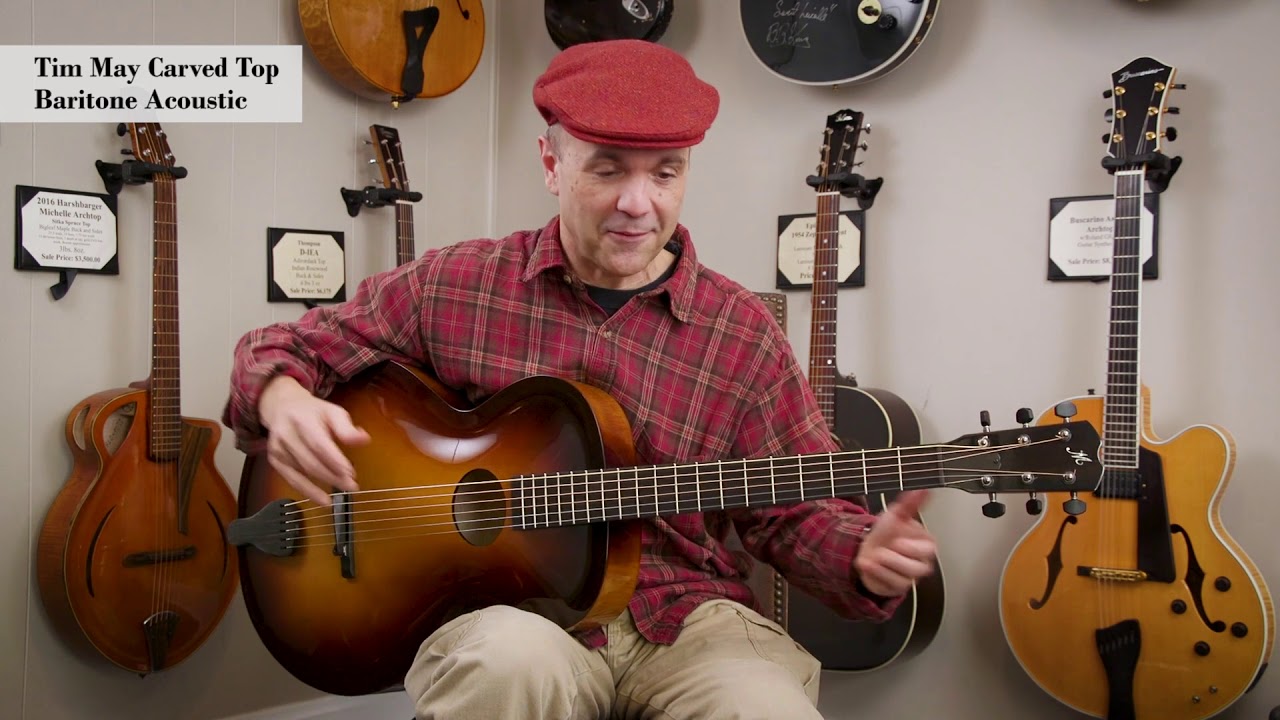 Tim May Carved Top Baritone Acoustic