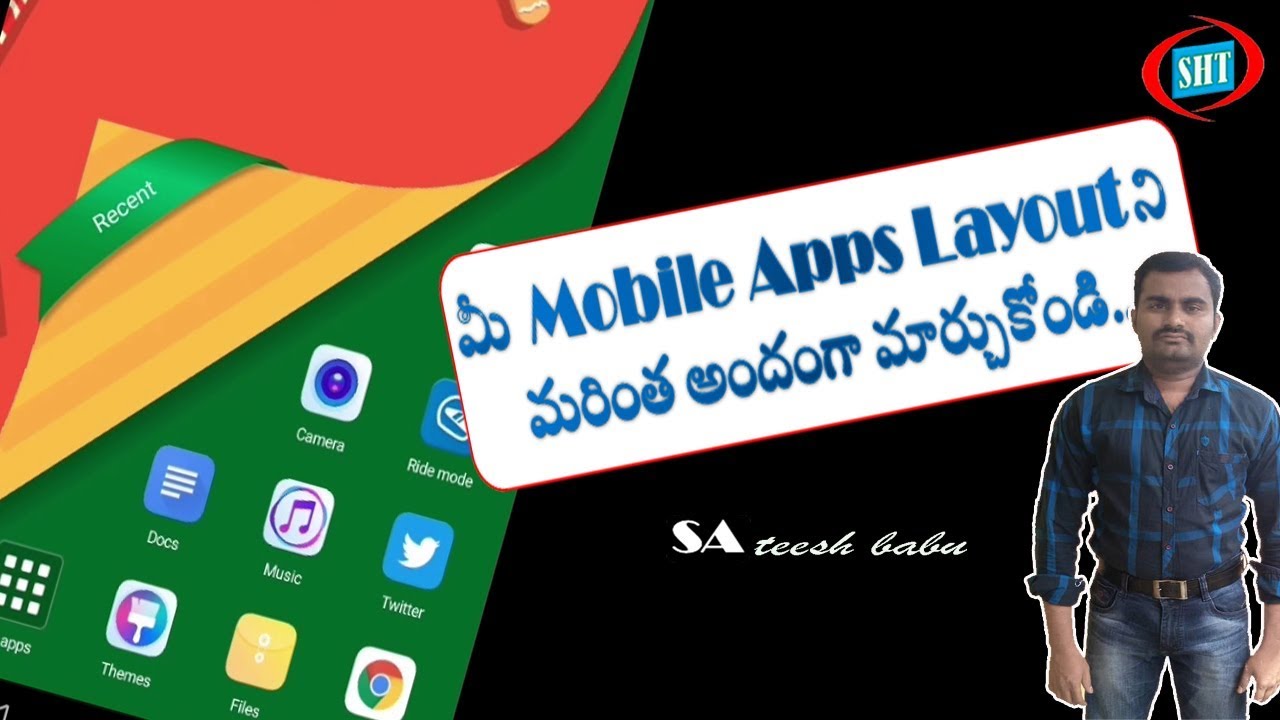 Mobile beautiful swipe launcher app in 2019