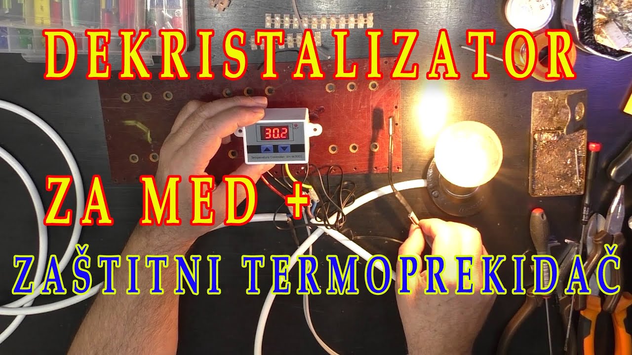 Deksitalizator meda sa ZAŠTITNIM TERMO prekidačem | Honey decrystallizer | Sušač polena Inkubator