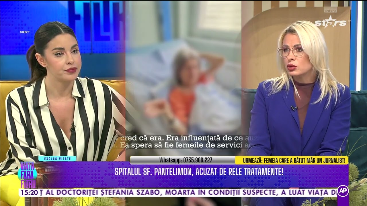 ELENA CIOANCĂ LUPTĂ PENTRU BĂTRÂNICA ABANDONATĂ ÎN SPITAL!