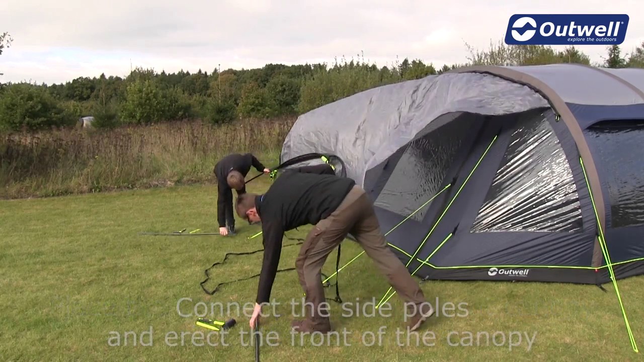 Como montar una tienda hinchable Outwell  Rigid Air System   Muchocamping