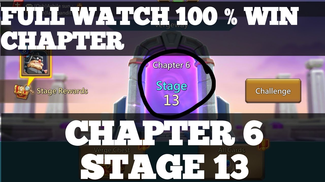 Chapter 6 Stage 13 || How To Win Lords Mobile In Lords Mobile @gamesumarwal3037